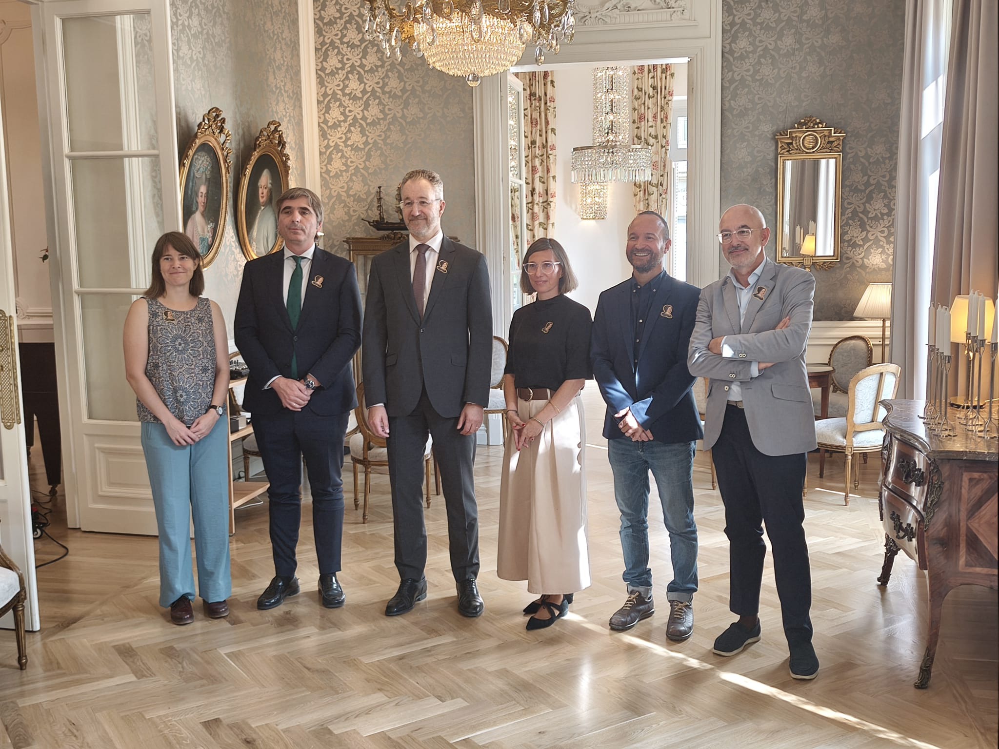 Encuentro de presentación del concierto de Santa Lucía con la representación de la OSCE y la Embajada de Suecia