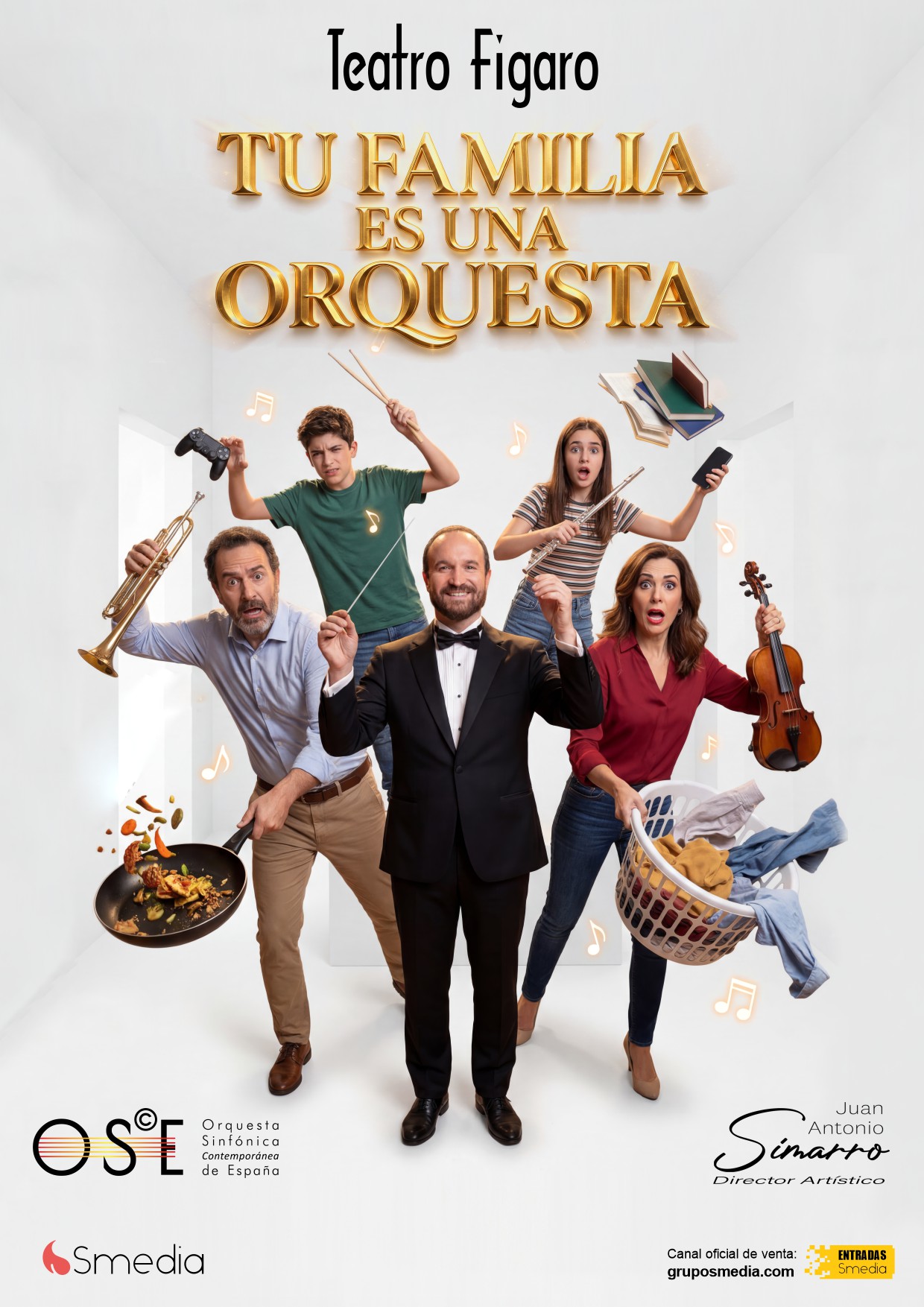 Cartel Tu familia es una orquesta